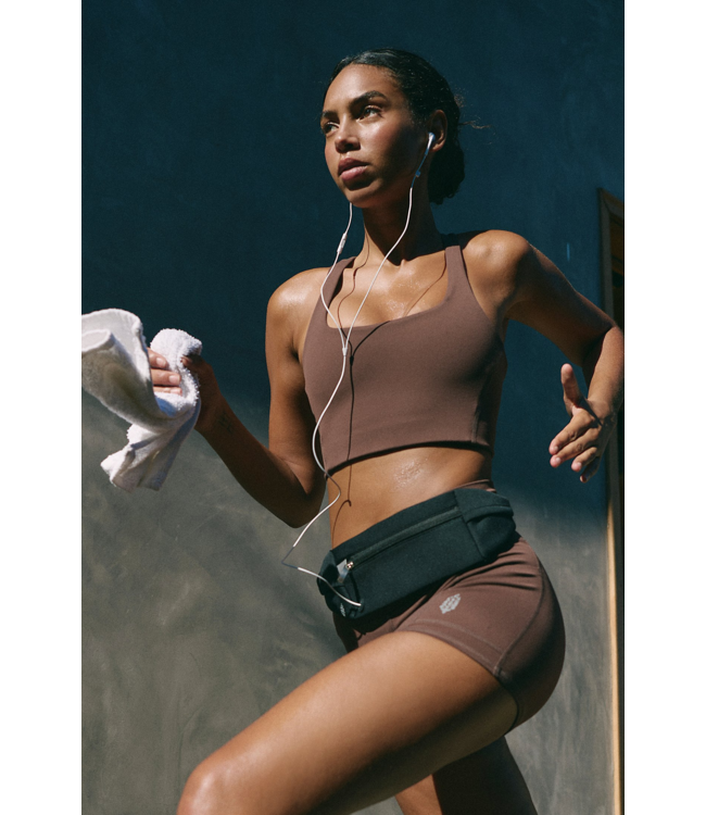 Never Better Square Neck Bra in Cocoa