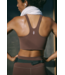 Never Better Square Neck Bra in Cocoa