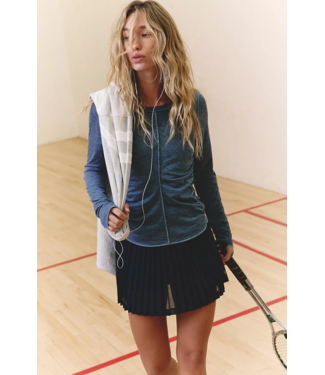 FREE PEOPLE MOVEMENT Right On Run Long Sleeve Layer in Skyline