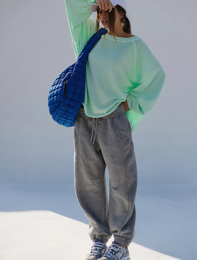 FREE PEOPLE MOVEMENT One To Beat Pullover in Pistachio