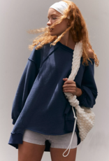 FREE PEOPLE MOVEMENT One To Beat Pullover in Midnight Navy FREE PEOPLE MOVEMENT One To Beat Pullover in Midnight Navy