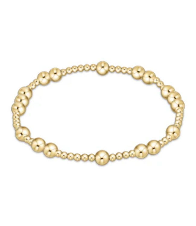 Hope Unwritten 5mm Bead Bracelet - Gold