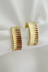 TRUE BY KRISTY Rio Hoops in Gold