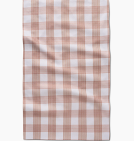GEOMETRY Vintage Gingham Natural Tea Towel