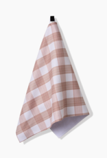 GEOMETRY Vintage Gingham Natural Tea Towel
