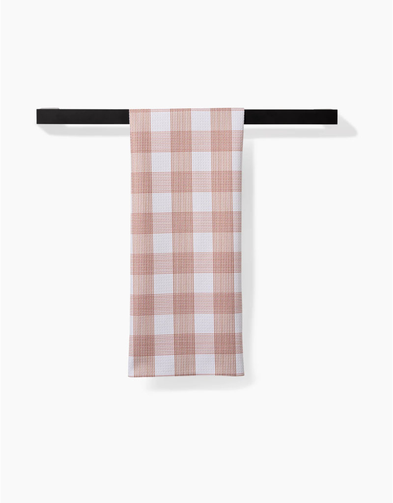 GEOMETRY Vintage Gingham Natural Tea Towel