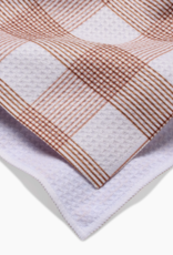 GEOMETRY Vintage Gingham Natural Tea Towel