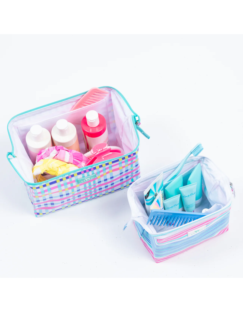 SCOUT Little Big Mouth Makeup Bag in Pool McCartney