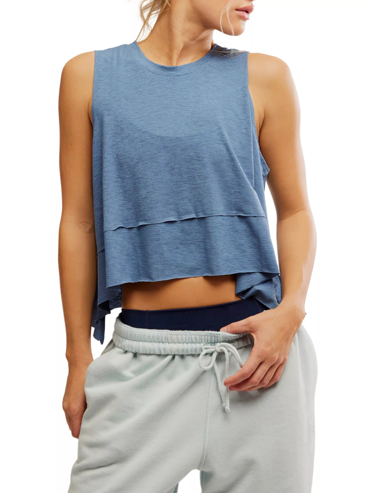 FREE PEOPLE MOVEMENT Tempo Tank in Skyline