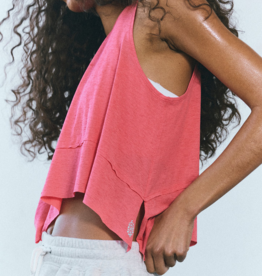 FREE PEOPLE MOVEMENT Tempo Tank in Hibiscus