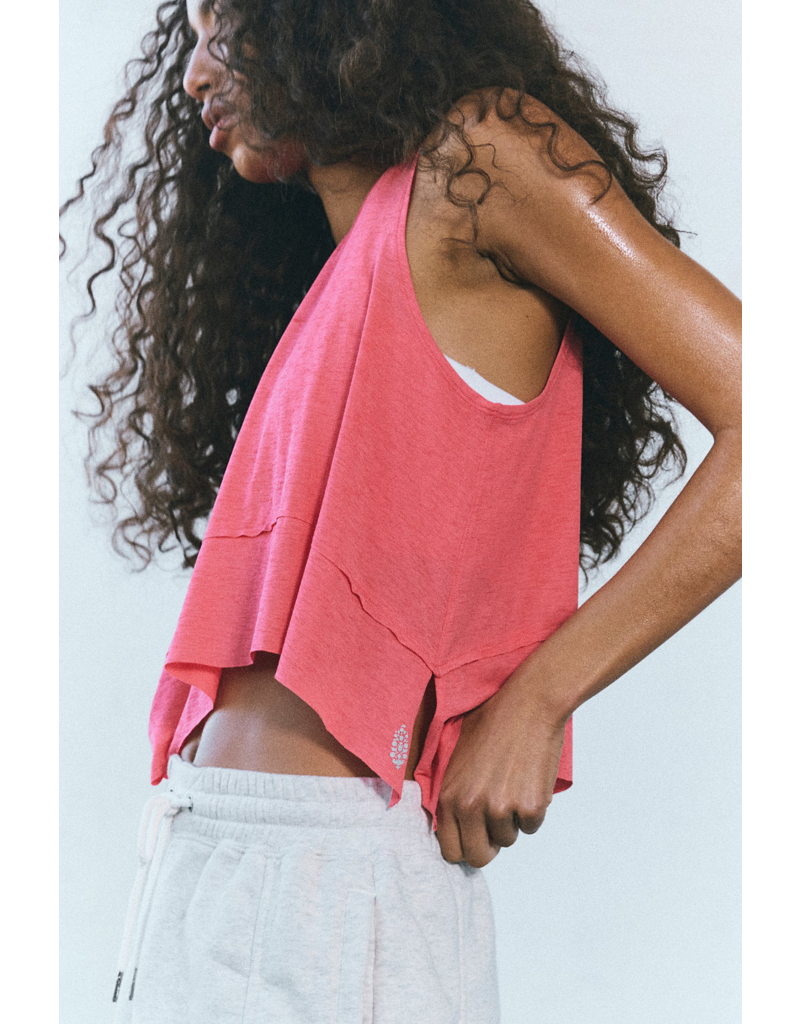 FREE PEOPLE MOVEMENT Tempo Tank in Hibiscus