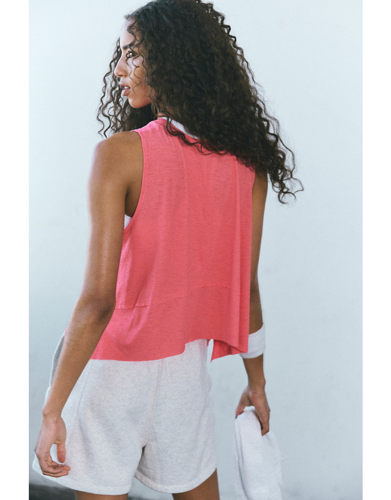 FREE PEOPLE MOVEMENT Tempo Tank in Hibiscus