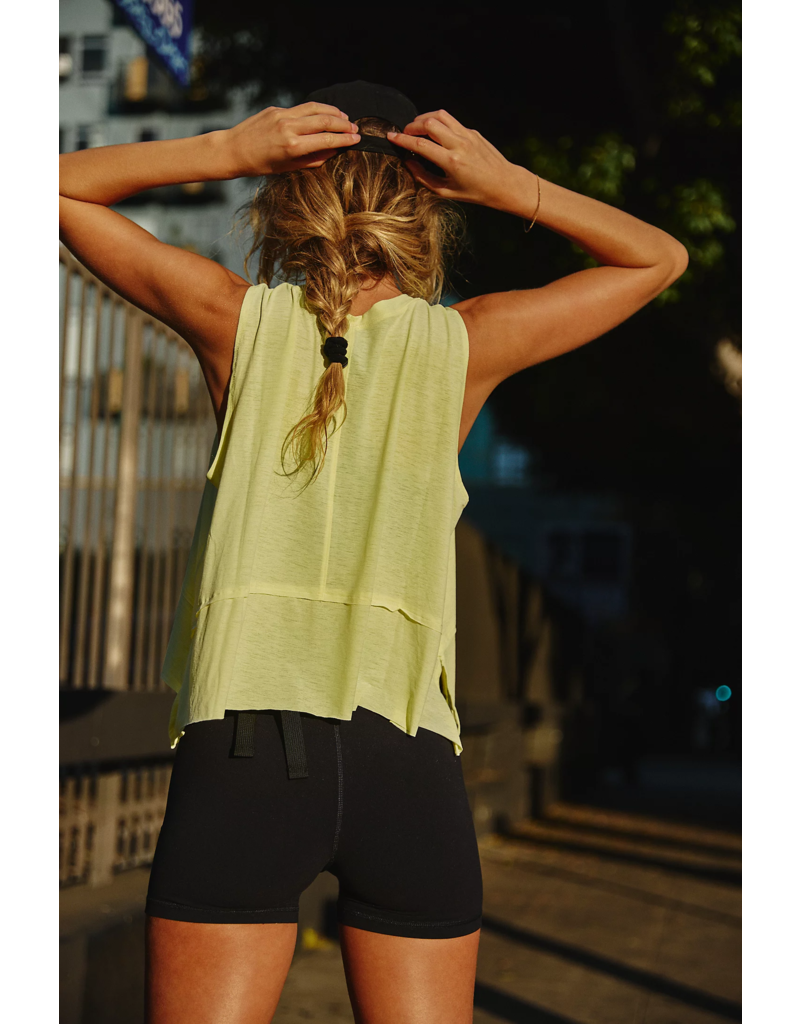 FREE PEOPLE MOVEMENT Tempo Tank in Sour Citrus