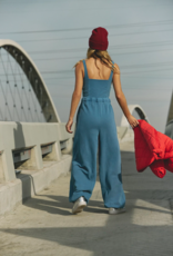 FREE PEOPLE MOVEMENT Inbound Onesie in Skyline FREE PEOPLE MOVEMENT Inbound Onesie in Skyline