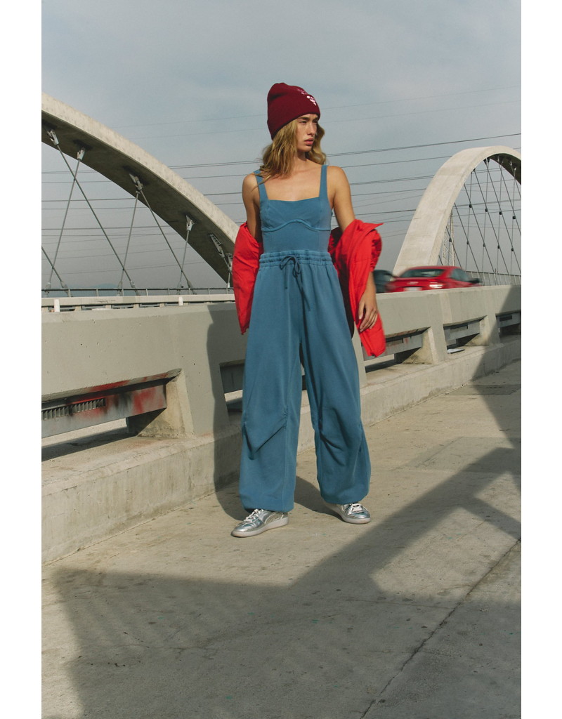 FREE PEOPLE MOVEMENT Inbound Onesie in Skyline