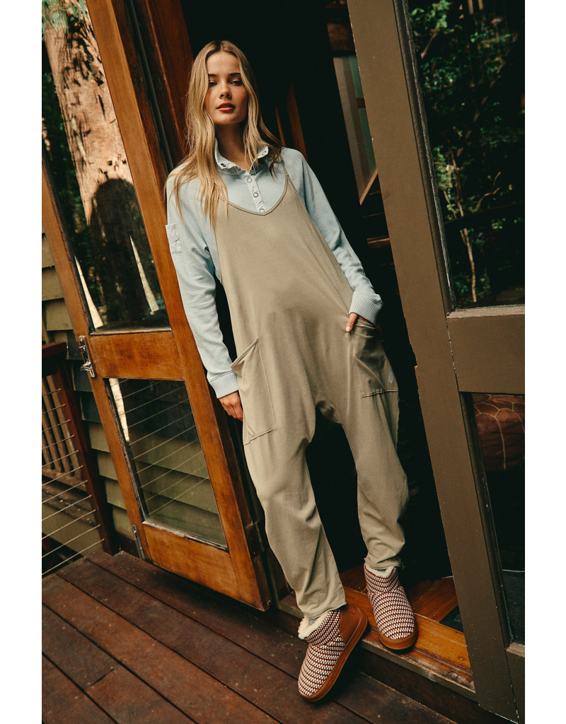 FREE PEOPLE MOVEMENT Hot Shot Onesie in Sage Stone