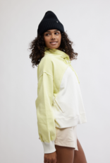 FREE PEOPLE MOVEMENT Home Stretch Colorblock Pullover in Sour Citrus Combo