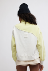FREE PEOPLE MOVEMENT Home Stretch Colorblock Pullover in Sour Citrus Combo