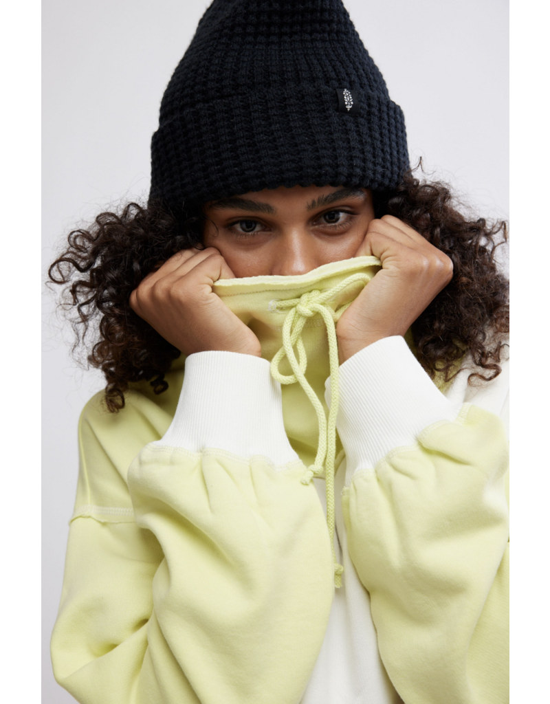 FREE PEOPLE MOVEMENT Home Stretch Colorblock Pullover in Sour Citrus Combo