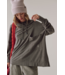 FREE PEOPLE MOVEMENT Hot Shot Hooded Layer in Gunmetal