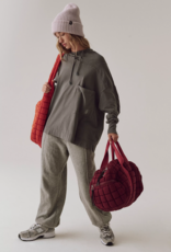 FREE PEOPLE MOVEMENT Hot Shot Hooded Layer in Gunmetal
