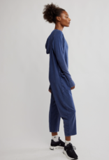 FREE PEOPLE MOVEMENT Hot Shot Long Sleeve Onesie in Midnight Navy