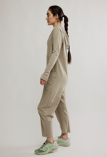 FREE PEOPLE MOVEMENT Hot Shot Long Sleeve Onesie in Sage Stone