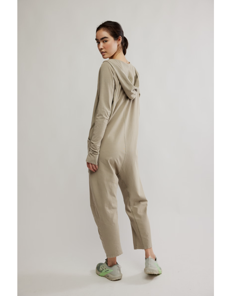 FREE PEOPLE MOVEMENT Hot Shot Long Sleeve Onesie in Sage Stone