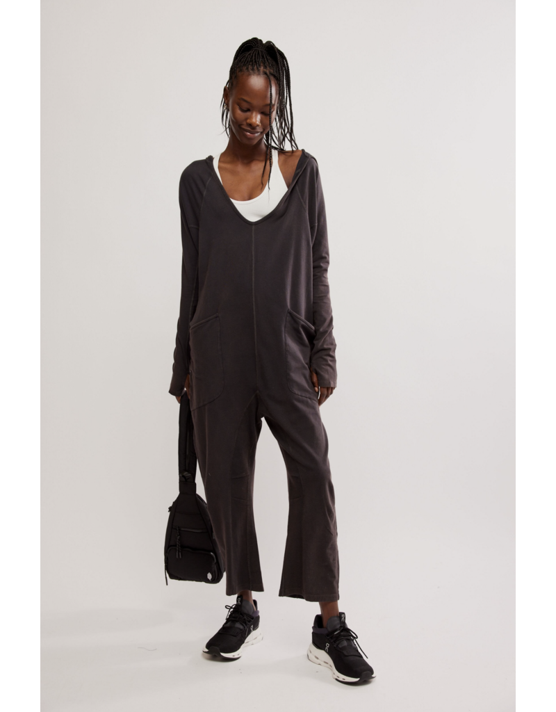 FREE PEOPLE MOVEMENT Hot Shot Long Sleeve Onesie in Black