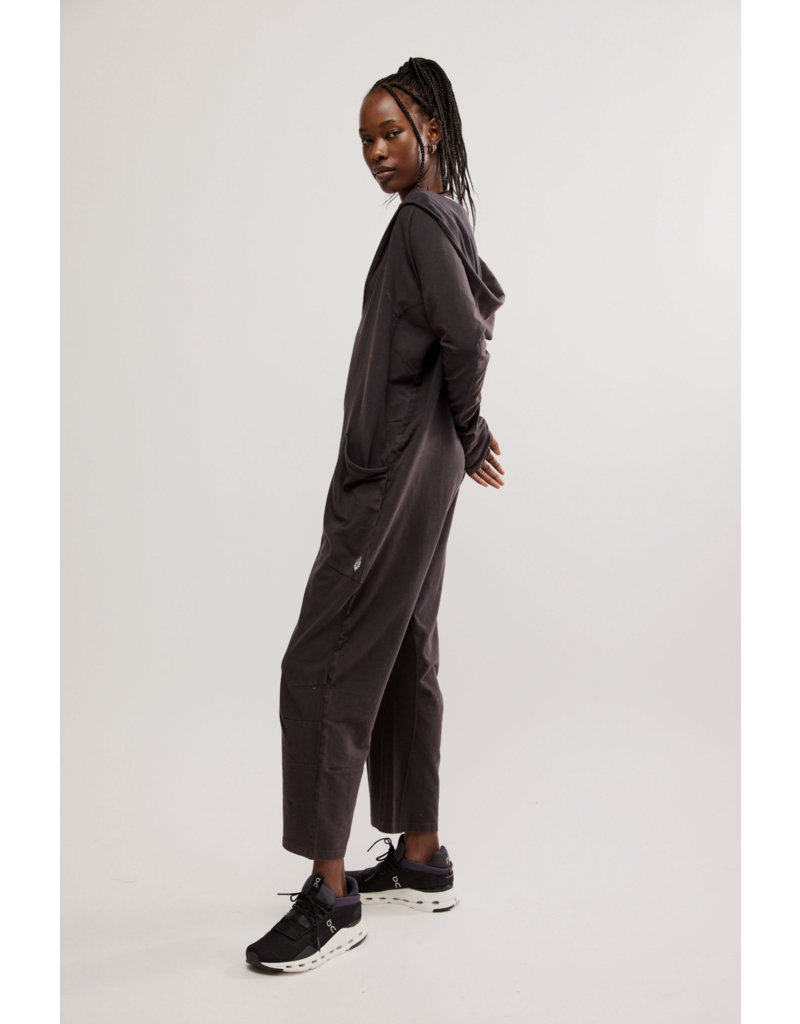 FREE PEOPLE MOVEMENT Hot Shot Long Sleeve Onesie in Black