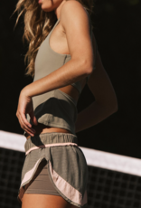 FREE PEOPLE MOVEMENT Never Better Long Tank in Sage Stone FREE PEOPLE MOVEMENT Never Better Long Tank in Sage Stone