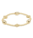 ENEWTON DESIGN Signature Cross Admire Pattern 3mm Bead Bracelet - Gold