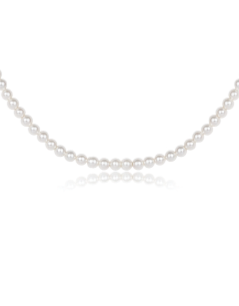 ENEWTON DESIGN 3mm Pearl Classic 17" Choker Necklace - Pearl/Gold