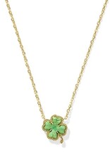 KENDRA SCOTT DESIGN Clover Gold Short Pendant Necklace