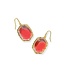 KENDRA SCOTT DESIGN Daphne Gold Drop Earrings in Dichroic Glass