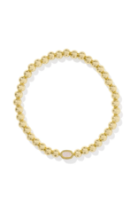 KENDRA SCOTT DESIGN Mini Elaina Gold Stretch Bracelet in Iridescent Drusy