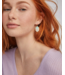 Hallie Gold Drop Earrings in Opalite Illusion