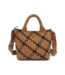 Sky's The Limit Woven Neoprene Small Tote in Sand & Black