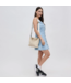 Sky's The Limit Woven Neoprene Small Tote in Cream
