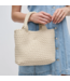 Sky's The Limit Woven Neoprene Small Tote in Cream
