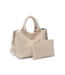 Sky's The Limit Woven Neoprene Small Tote in Cream