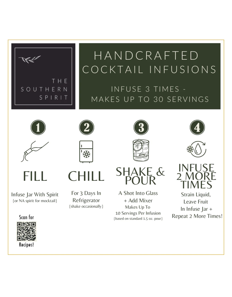 THE SOUTHERN SPIRIT Grapefruit Blush Cocktail Infusion