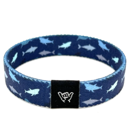 HANG LOOSE BANDS Medium Hang Loose Band in Shark Attack