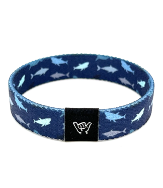 HANG LOOSE BANDS Medium Hang Loose Band in Shark Attack