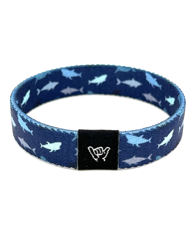 Medium Hang Loose Band in Shark Attack