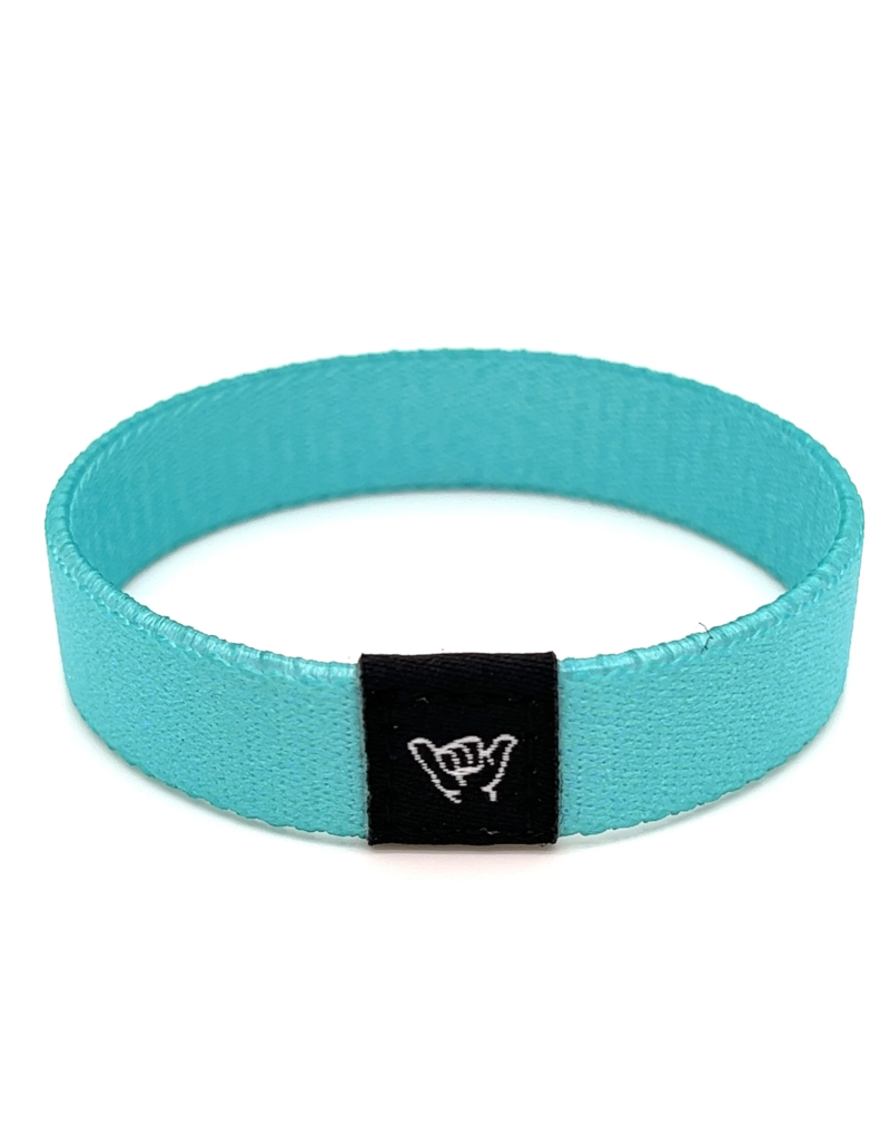 HANG LOOSE BANDS Medium Hang Loose Band in Aqua Blue