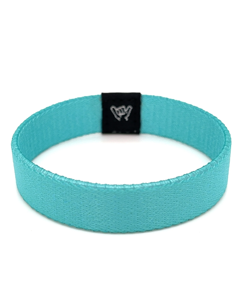 HANG LOOSE BANDS Medium Hang Loose Band in Aqua Blue
