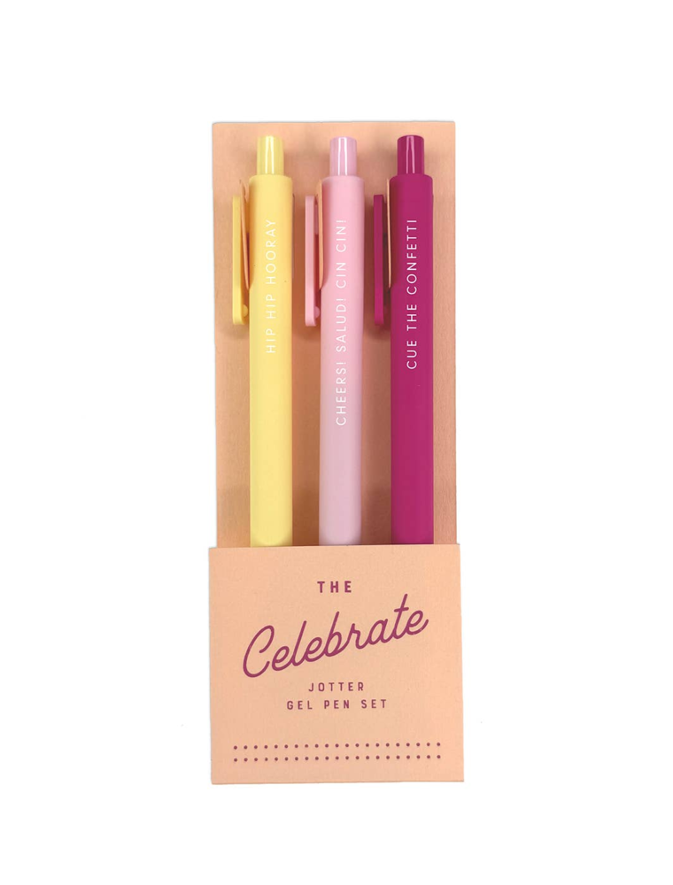 The Celebrate Jotter Gel Pen Set of 3