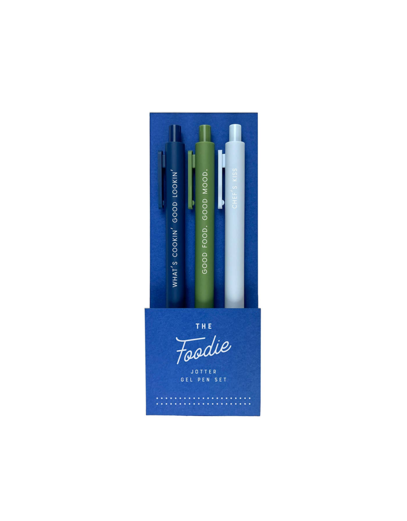 The Foodie Jotter Gel Pen Set of 3