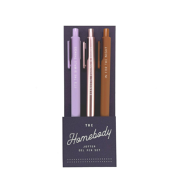 The Homebody Jotter Gel Pen Set of 3